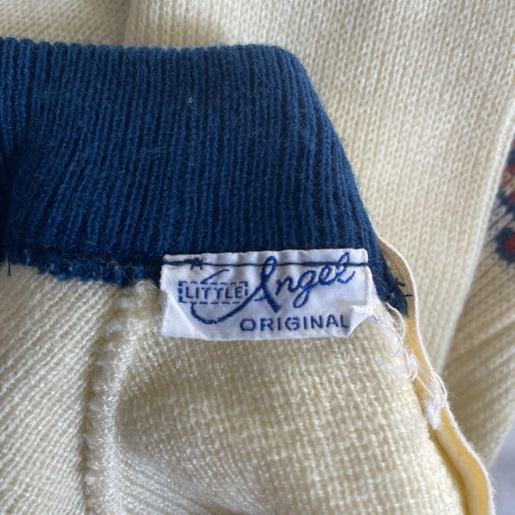 Vintage toddler fair isle knit sweater (4) - Picture 3 of 6